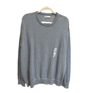 Men’s Sonoma Goods For Life Long Sleeve Sweater Size XXL Blue Cotton